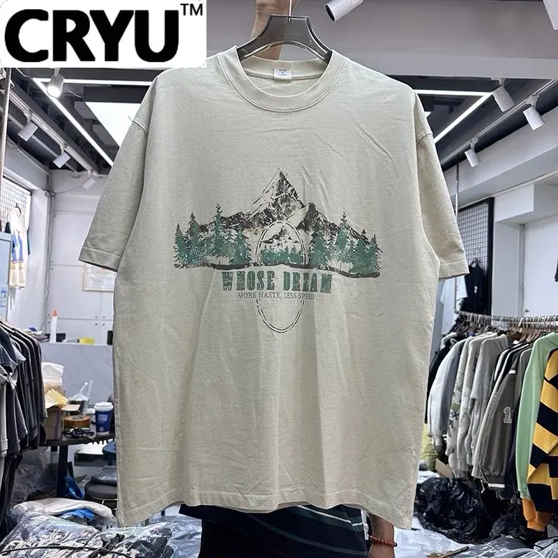 

CRYU Printed shirt of Mount Fuji