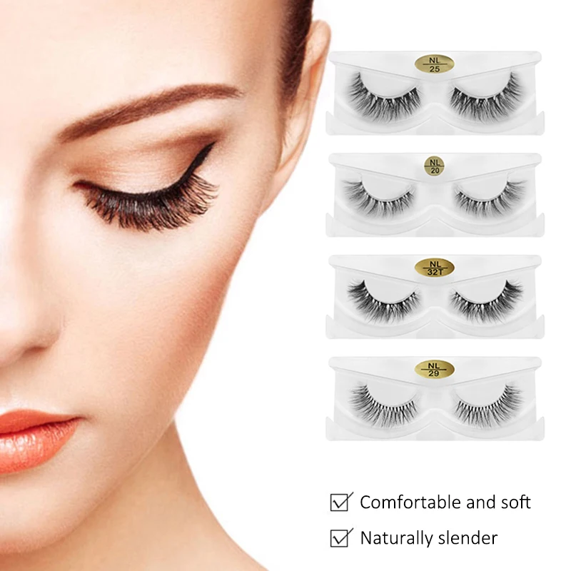 

1pairs 3D Mink Wholesale Eyelashes Lashes Handmade Fluffy Dramatic Lashes Cruelty Free False Eyelashes Makeup Lashes Makeup