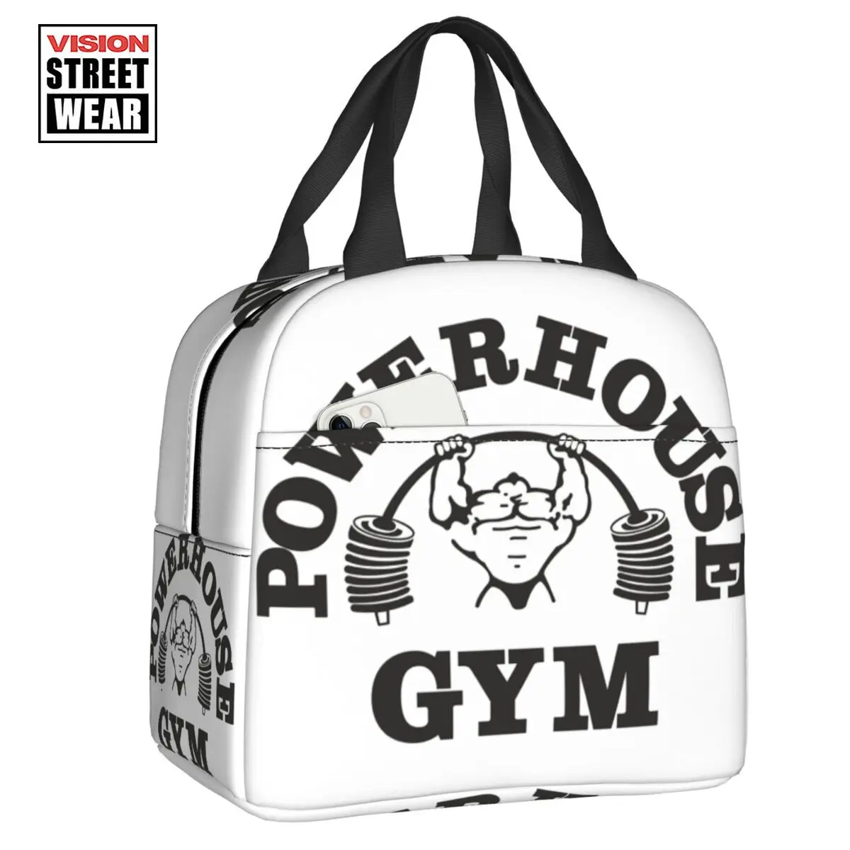 

Новинка 2023 г., изолированные пакеты для обедов Powerhouse для фитнеса, спортзала, без боли, без усиления, для кемпинга, путешествий, водонепроницаемый охладитель, термический Ланч-бокс для детей