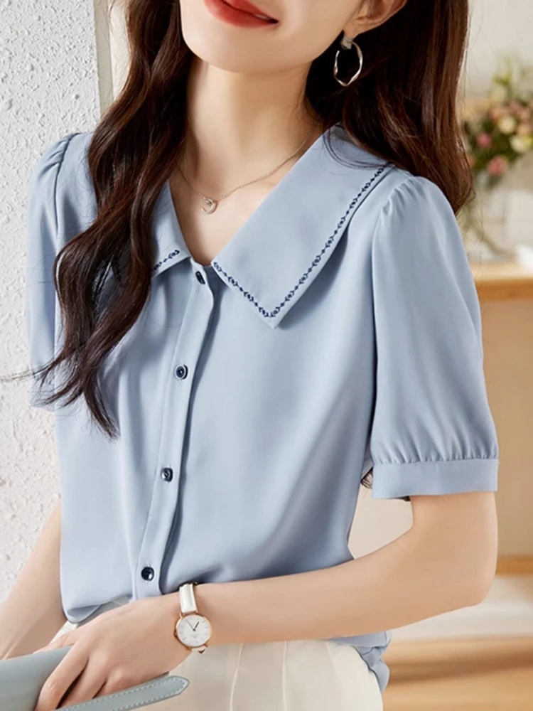 

BOBOKATEER Short Sleeve Tshirt Women 2023 Office Ladies Tops Mujer Camisetas Summer Woman Tshirts Vetement Femme Bluzki Damskie