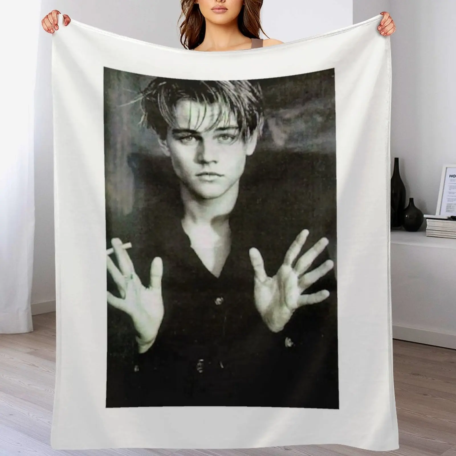 Одеяло Young Leo DiCaprio мягкие волосатые украшения одеяла для волос