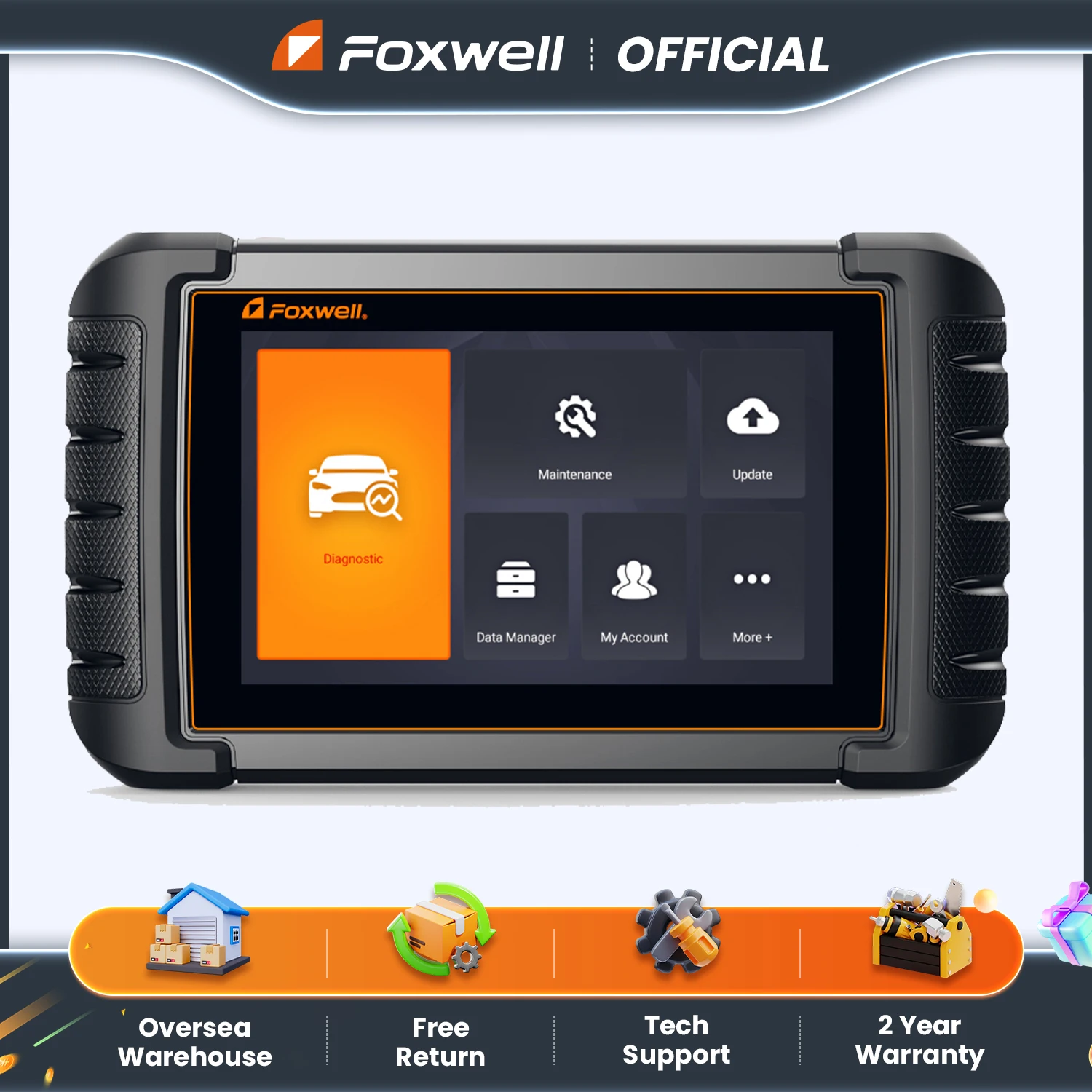FOXWELL NT809 OBD2 Все системы автомобильных диагностических инструментов Тестовый