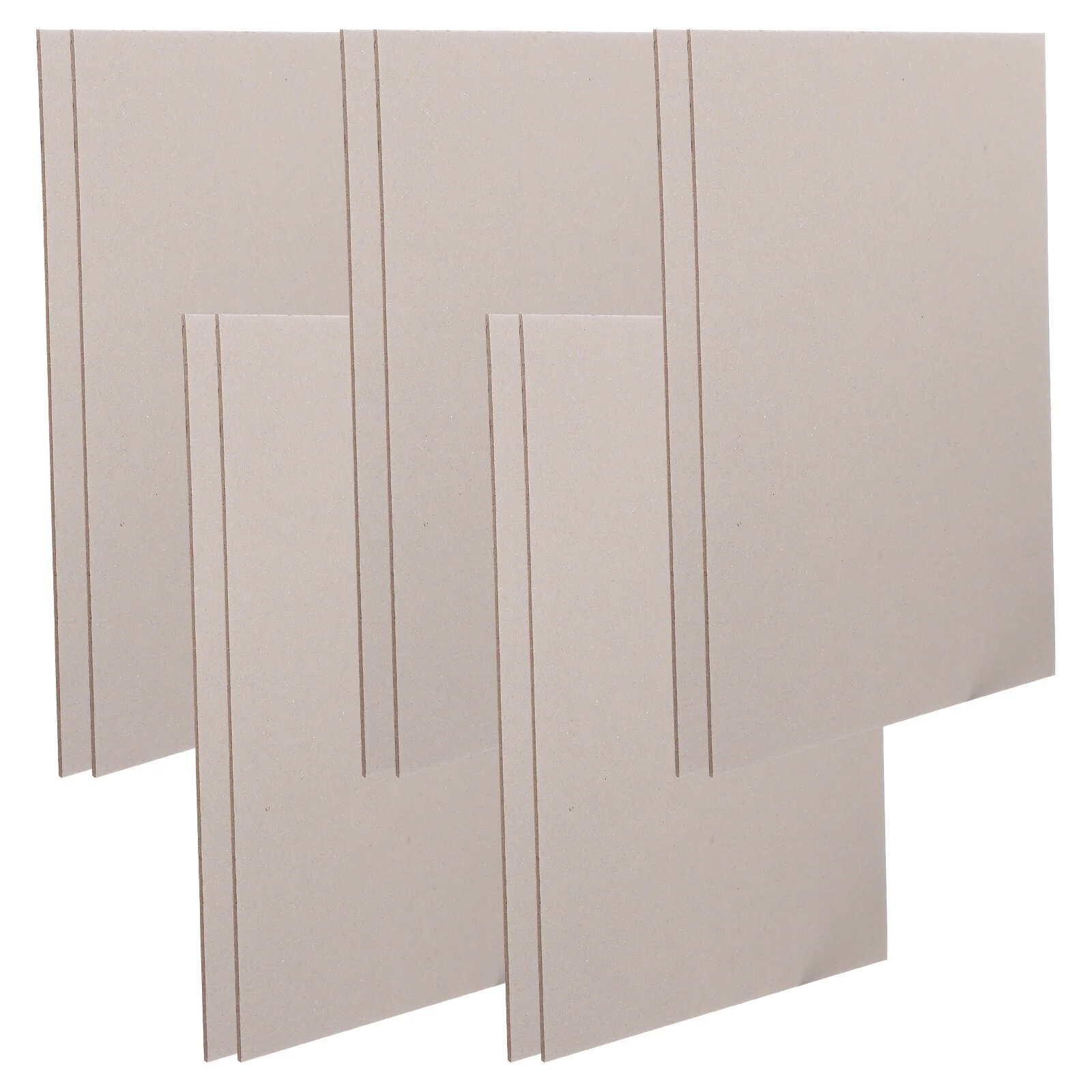 

10 Pcs Liner Thicken Paperboard Toy Model Shell DIY Kindergarten Kids Crafts Gray Cardboard Children Supplies