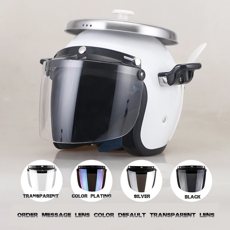 Шлем Net Red Rice Cooker Tik Tok в таком же стиле электрический мотоциклетный шлем забавная