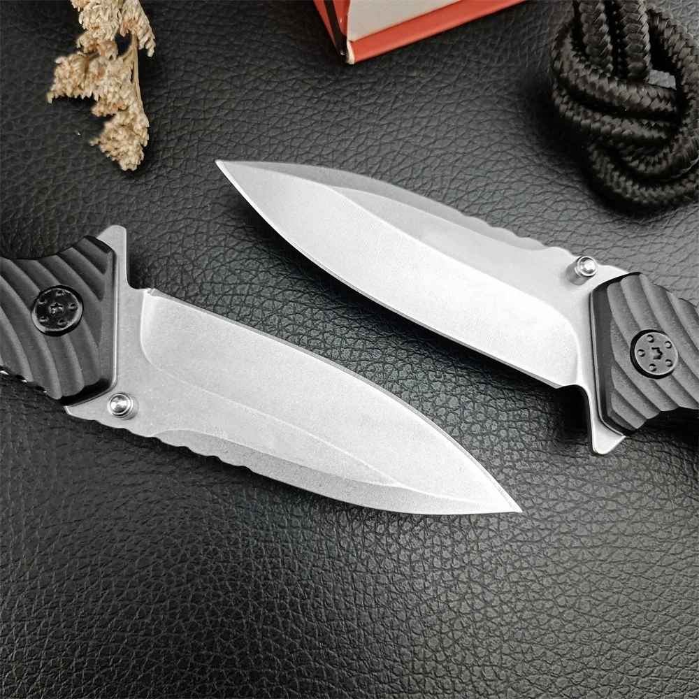 KS Huddle 1326 FRN Assisted Flipper Карманный Нож 8Cr13Mov Лезвие Черные Нейлоновые Ручки Из Волокна