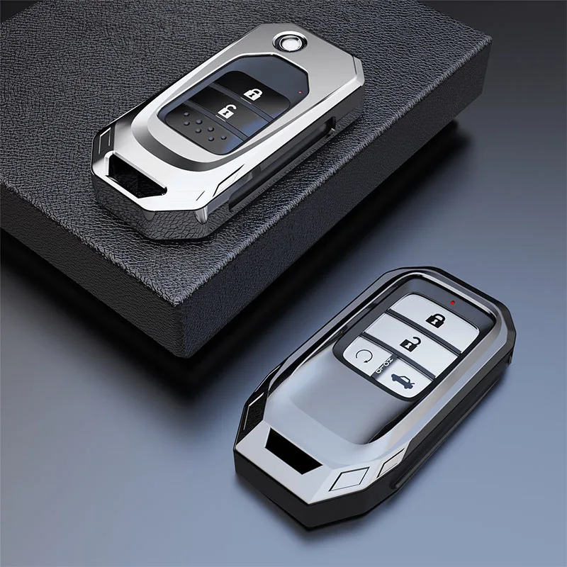 

2023 Car Remote Key Case Cover Shell for Honda Civic Accord EX EXL HR-V CR-V CRV Hrv Pilot Ridgeline Vezel Freed Car Accessories