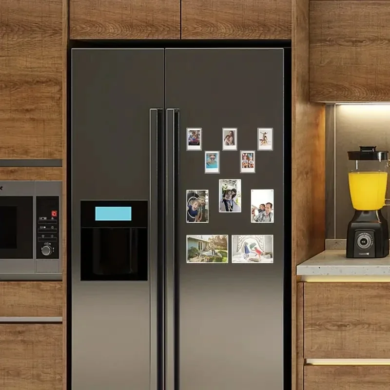 Акриловые магнитные фоторамки мини-рамки для холодильника двухсторонние размер