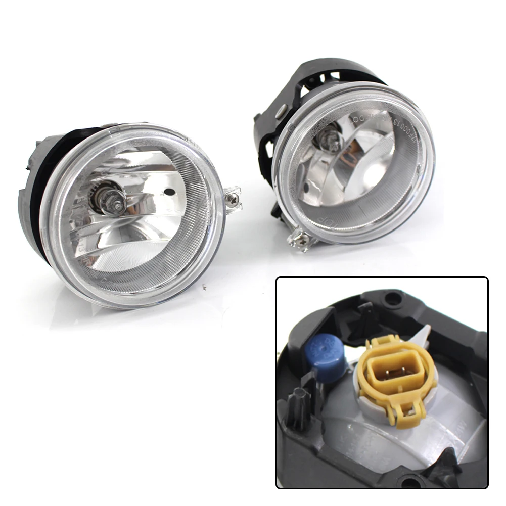 

1 Pair Car Headlight Fog Lights For Jeep Patriot For Dodge Charger 5182021AB CH2594105 Clear Lens Fog Lamp Car Accessories