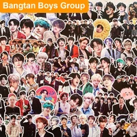 100pcs bangtan boys group stickers accessories laptop computer scrapbooking phone decal kpop deco sticker korean star suga jimin