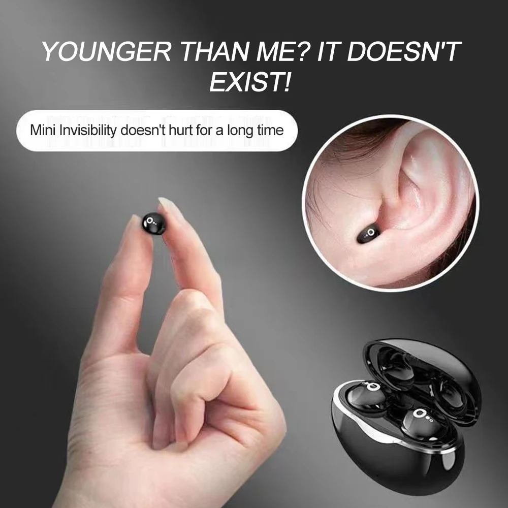 

2023 New Mini Invisible Earphones TWS Bluetooth 5.3 Headphones Wireless Headset HIFI Stereo Noise Cancellation Earbuds For iPhon