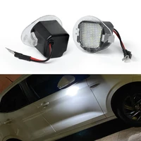 2pcs for jeep grand cherokee 2014 2017 white high brightness led side under mirror lamp puddle light