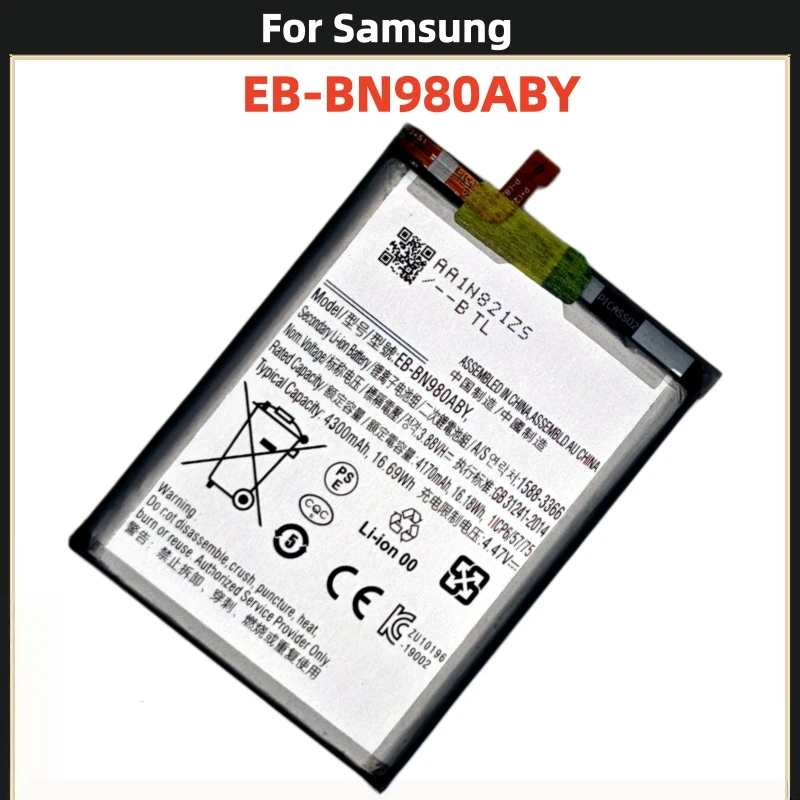 Фото Высококачественный аккумулятор EB-BN980ABY 4300 мАч для Samsung Galaxy Note 20N980 N980F SM-N980F/DS, замена батареи телефона + инструменты №4