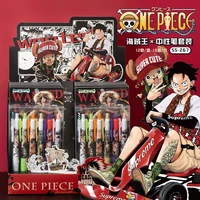 japanese anime one piece ballpoint pen 0 5 black ink pen school office student exam signature pens for writing stationery supply