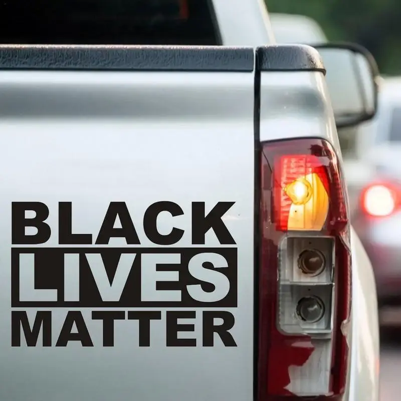 

30.5x21.4cm Car Sticker Black Lives Matter Funny Vinyl Decal Accessories Car Window Auto Exterior Decor For Styling Decoration