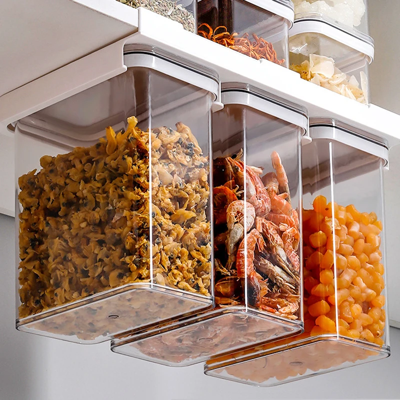 

900/2400/Cabinet Hanging Food Storage Container Kitchen Storage Cereal Dispenser Kitchen Canister Sets Kitchen Items Box