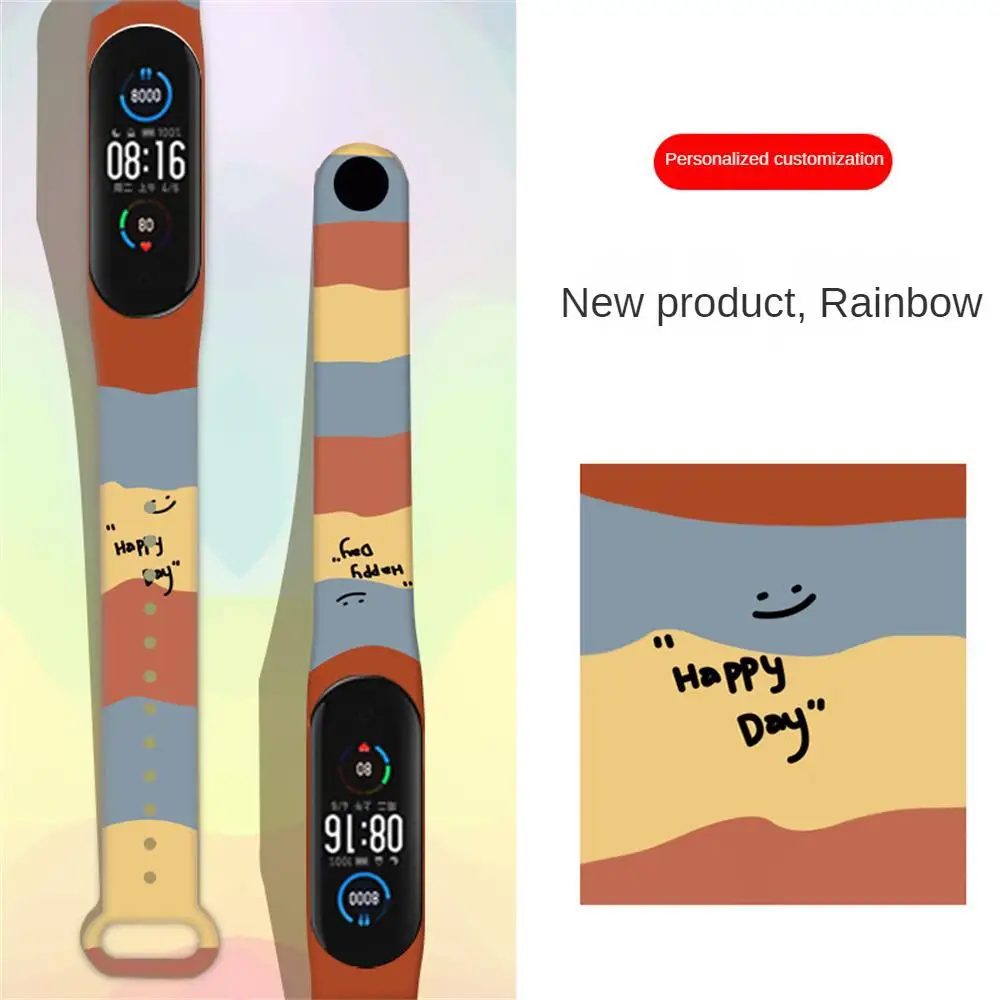 

Anti-dents Silicone Strap Impact Morandi Wristband 1pcs Strap Wristband Accessories Anti-scratches Watch Band