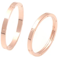 1pcs Au750 18K Rose Gold Ring Jewelry Real Au750 Diamond Facet Solid Gold Rings Women's Tail Ring US Size US 5-8