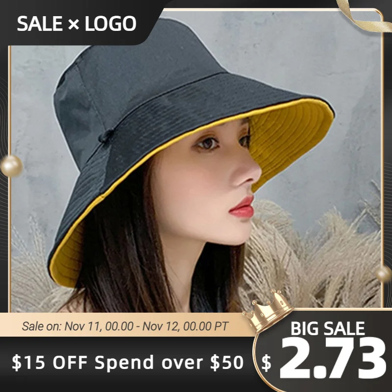 

Панама двусторонняя для мужчин и женщин, пляжная шляпа с защитой от УФ-лучей, складная солнцезащитная Кепка, лето, 2022