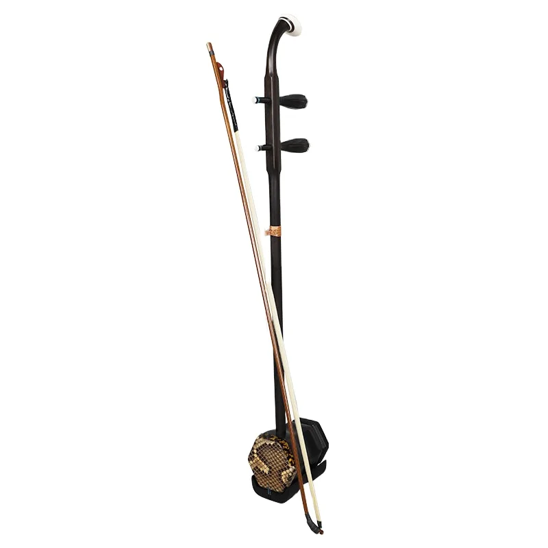 

Lehai Erhu Musical Instrument Factory Direct Sales Anuo Guyi Sumu Log Color Hexagonal Wooden Shaft Getting Started erhu