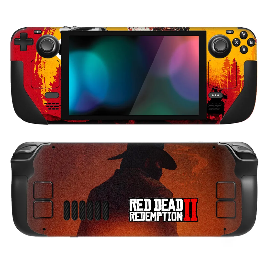 

Red Dead Style Skin Vinyl for Steam Deck Console Full Set Protective Decal Wrapping Cover For Valve Console Premium Stickers