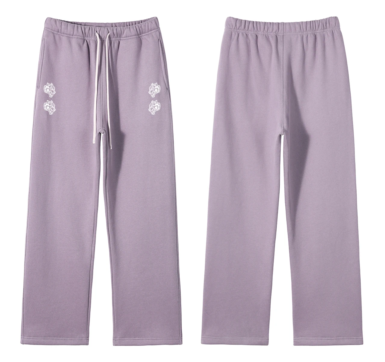 2024 Wolves Sport Oversized Sweatpants Gym Bodybuilding Fitness Men Clothing Basketball Workout Crossfit Casual Pants