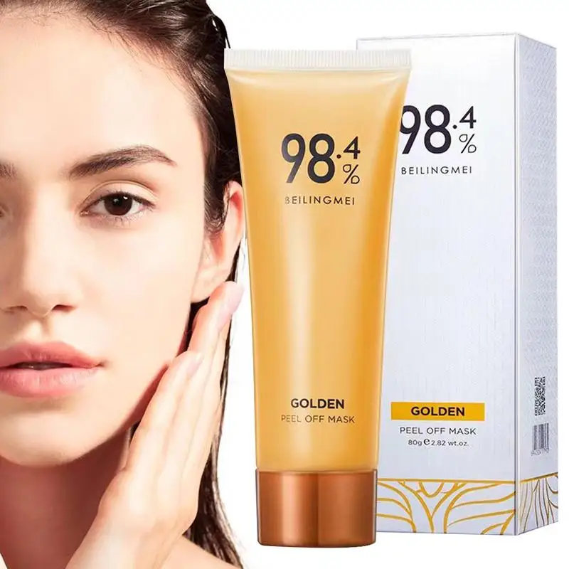 24k Золотая фольга пилинг-маска укрепляющая маска для лица женщины 98.4% Beilingmei