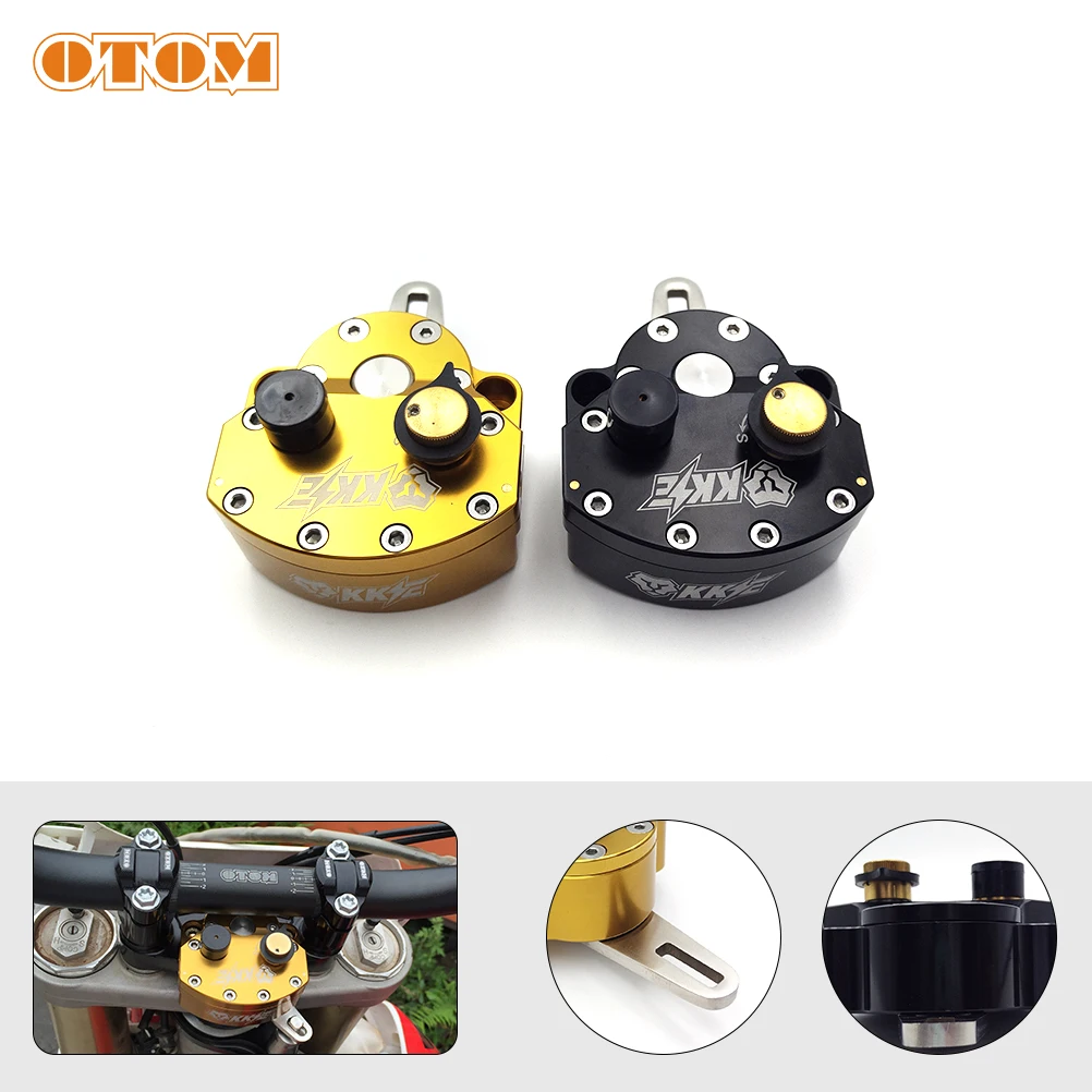 

OTOM Adjustable Motorcycle Steering Damper Stabilizer Universal Accessories For YAMAHA KAWASAKI HONDA SUZUKI Steering Stabilizer