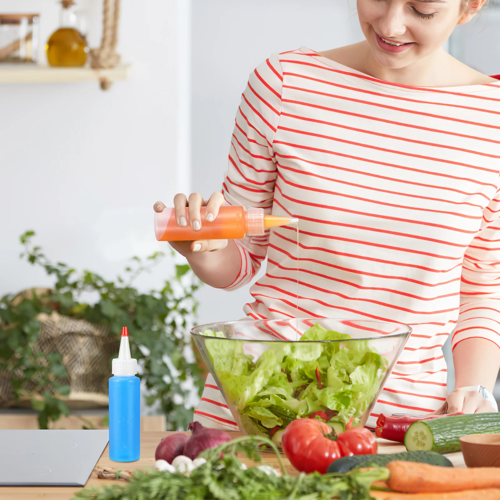 20 шт. пластиковые бутылки для соуса 60 мл