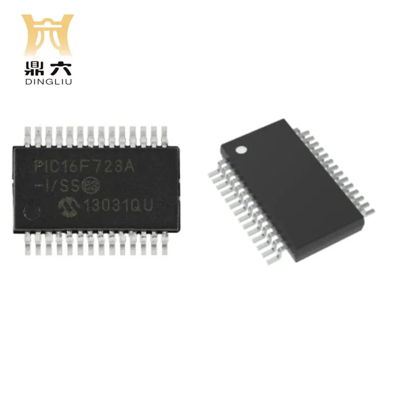 

Флэш-память PIC16F723A-I/SS IC MCU 8 бит 7 КБ, флэш-память 28ssop, микроконтроллер SS IC