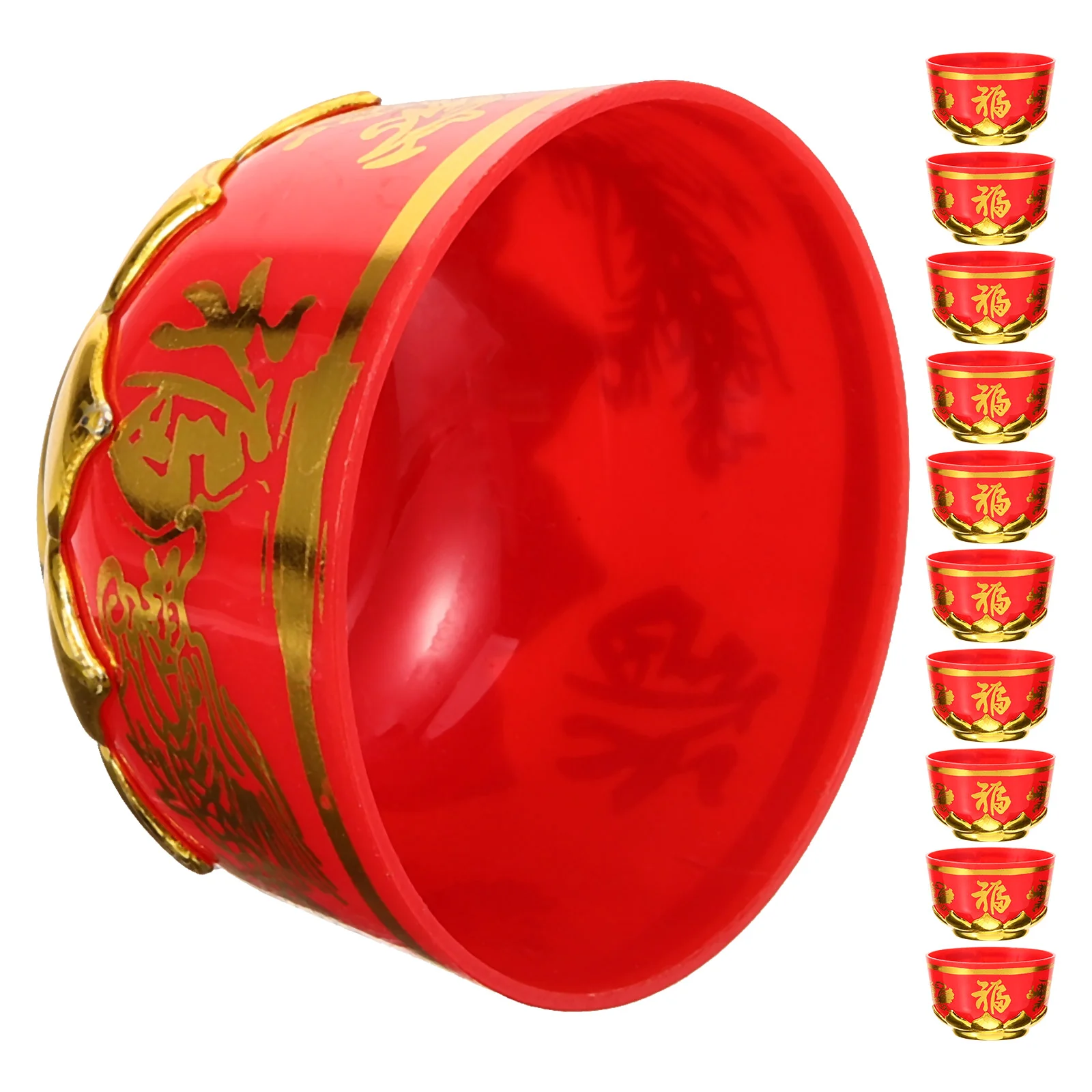 

24 Pcs to Heal Birthday Decoration for Girl Altar Offering Cup Plastic Exquisite Holy