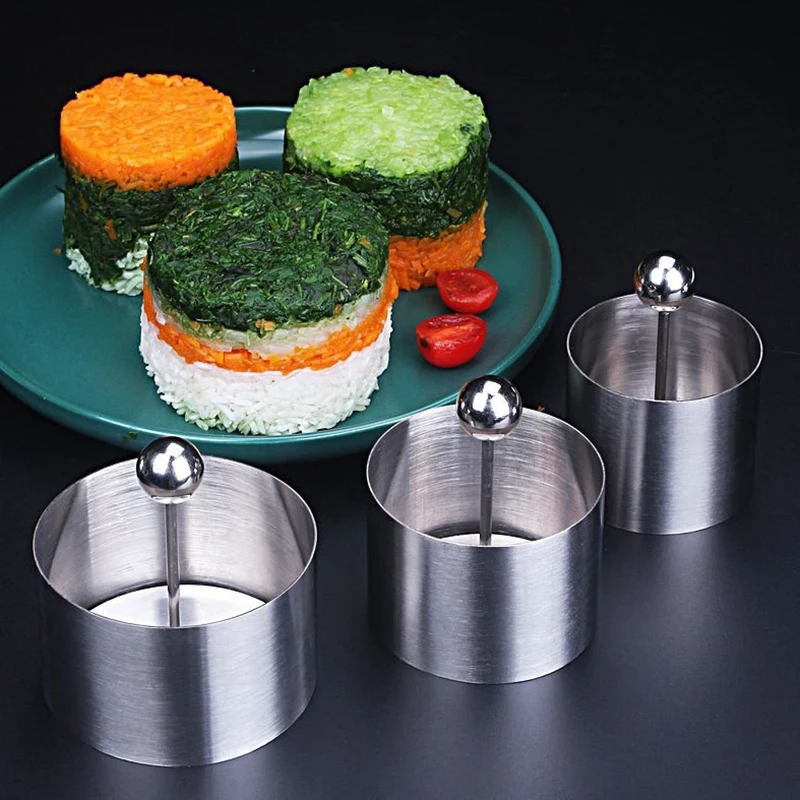 Новая круглая форма для шариков с толкателем из нержавеющей стали