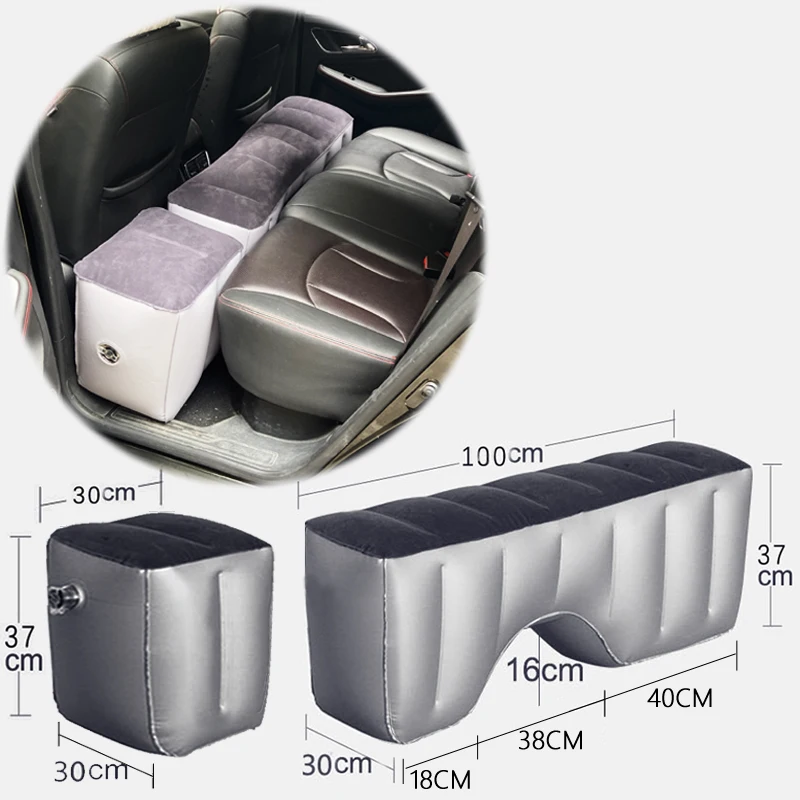 

Car Inflatable Gap Pad Travel Sleeping Bed Rear Seats Aerate Bed For Kids Adult Easy To Storage Suit Suv Sedan Rest Accessory