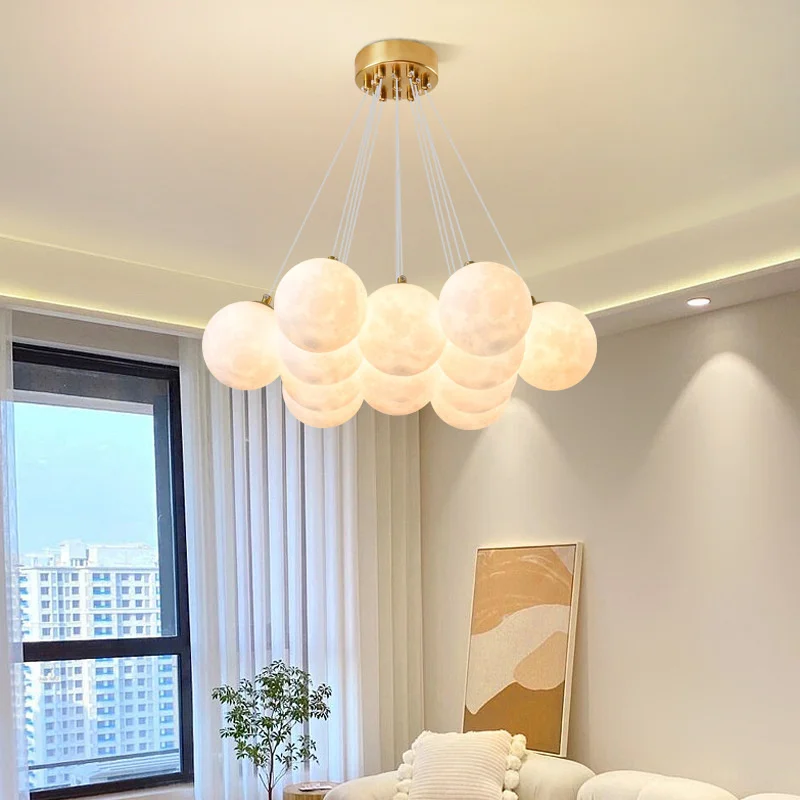 

Потолочная люстра в стиле ретро, подвесной светильник в форме паука, дизайнерская Светодиодная лампа для дома, столовой