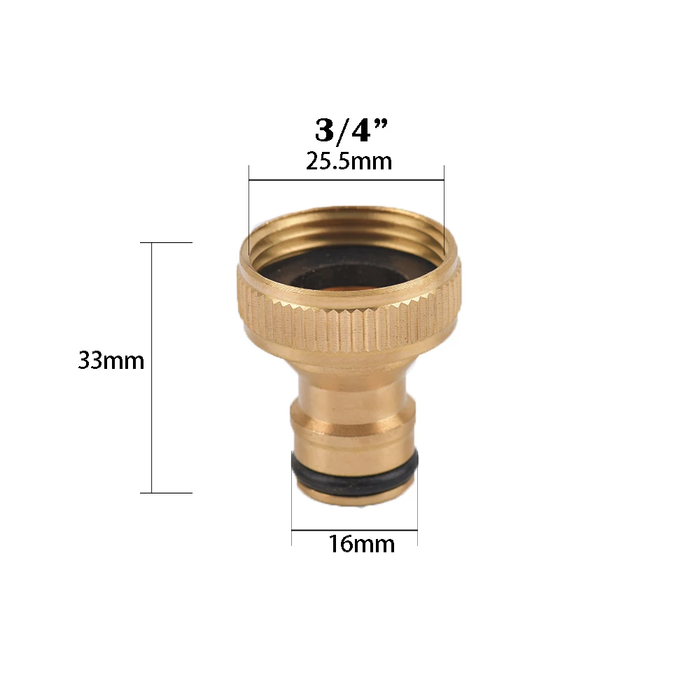 

Латунный соединитель для шланга 1/2 3/4 дюйма