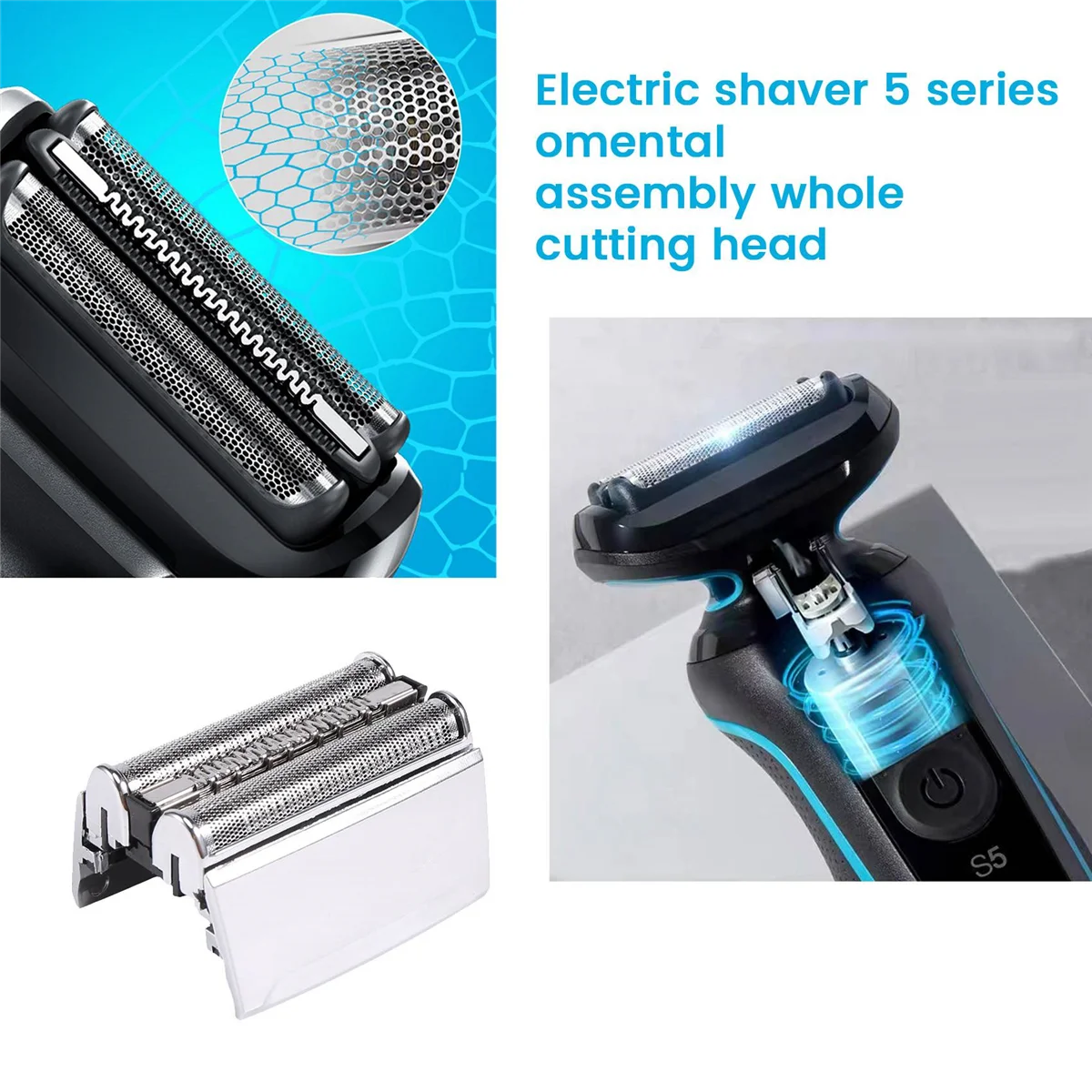 Сменная бритвенная головка для электробритвы Braun 52S Series 5 сетка и кассета резки 5020S