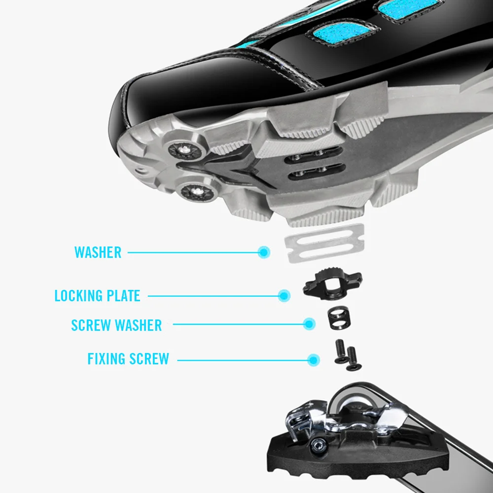 RYET Новинка SPD-108 SD педаль горного замка и плоская двойного использования без