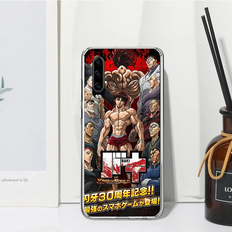 Оригинальный аниме чехол Baki the Grappler для телефона Huawei P30 P40 P20 P10 Lite Mate 20 10 Pro Y5 Y6 Y7 Y9S P