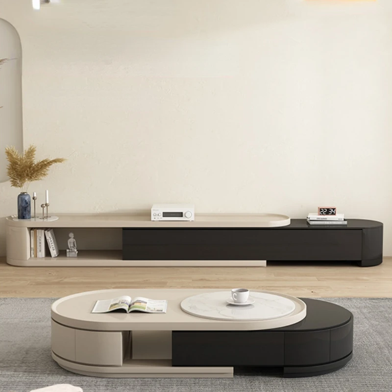 

Innovative Luxury Tv Table Black Adjustable Floor Nordic Luxurytv Cabinets Multifunctional Display Moveis Para Casa Furniture