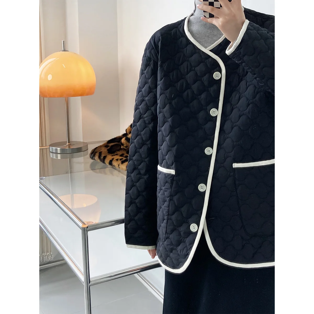 Loose Cotton Coat
