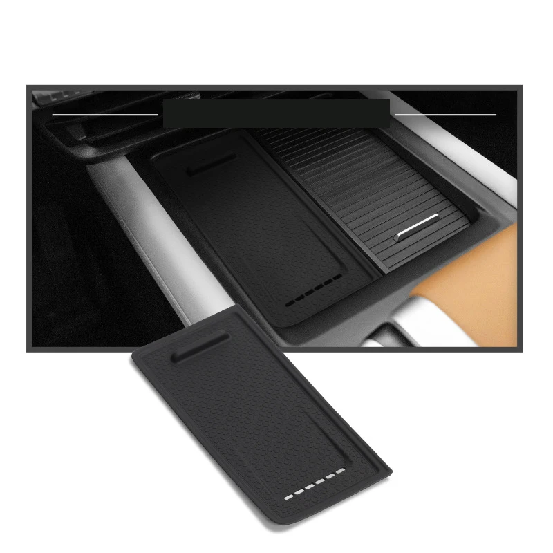 

Для Deepal G318 Стайлинг автомобиля, центральное управление, беспроводная зарядка, силиконовый коврик, центральное хранилище, пылезащитный коврик, автоаксессуары