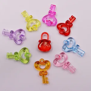 Kawaii DIY акриловый замок, подвеска, аксессуары, подвески для ожерелья