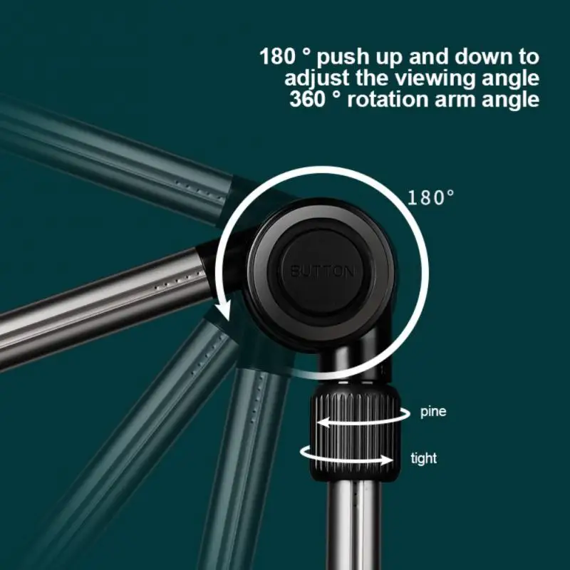 

RYRA Clip Mobile Phone Holder Stand Portable Flexible Lazy Desk Bed Mount Desktop Bracket Mount Stand Base Phone Bracket Support