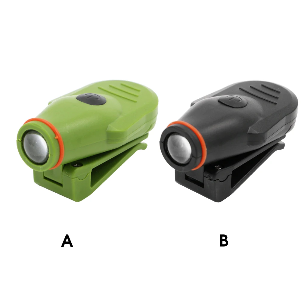 

Portable Cap Mounted Light Plastic Hats Clip-on Lamp Headlamps Outdoor Activities Head Lights Camping Fishing Black