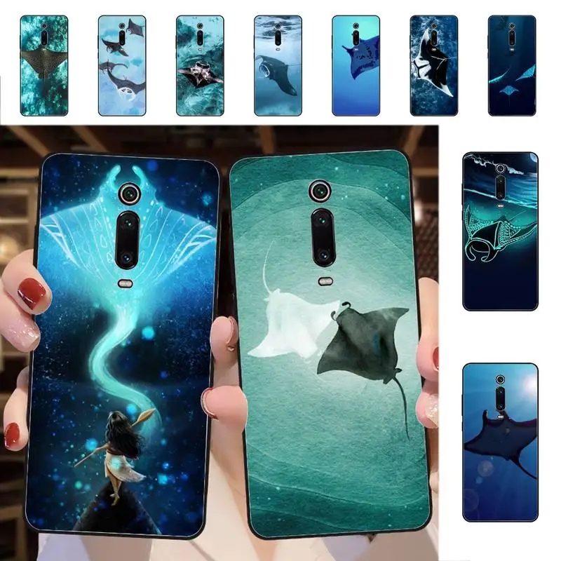 

Animal Manta Ray Phone Case for Redmi 5 6 7 8 9 A 5plus K20 4X S2 GO 6 K30 pro