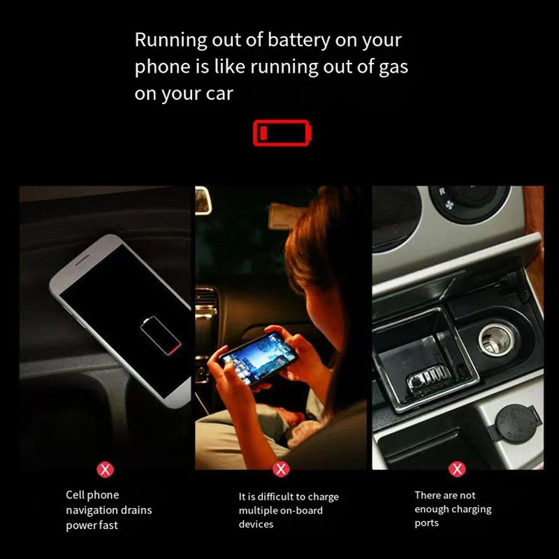 DIY USB Fast Charger Adapter QC3.0 Type C+PD Dashboard Socket for bmw e61 x3 x5 e83 e53 e87 f10 f20 f30 accessories car charging