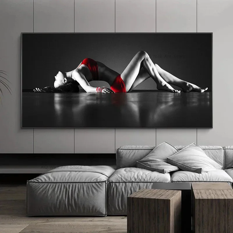 

Modern Nude Art Poster Picture Sexy Woman Model Posters and Prints Canvas Painting Wall Pictures for Living Room Decor Frameless