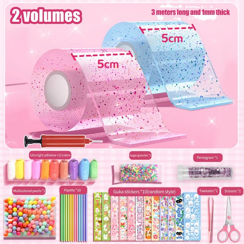 Выдувная пузырчатая лента для изготовления игрушек своими руками многоразовая