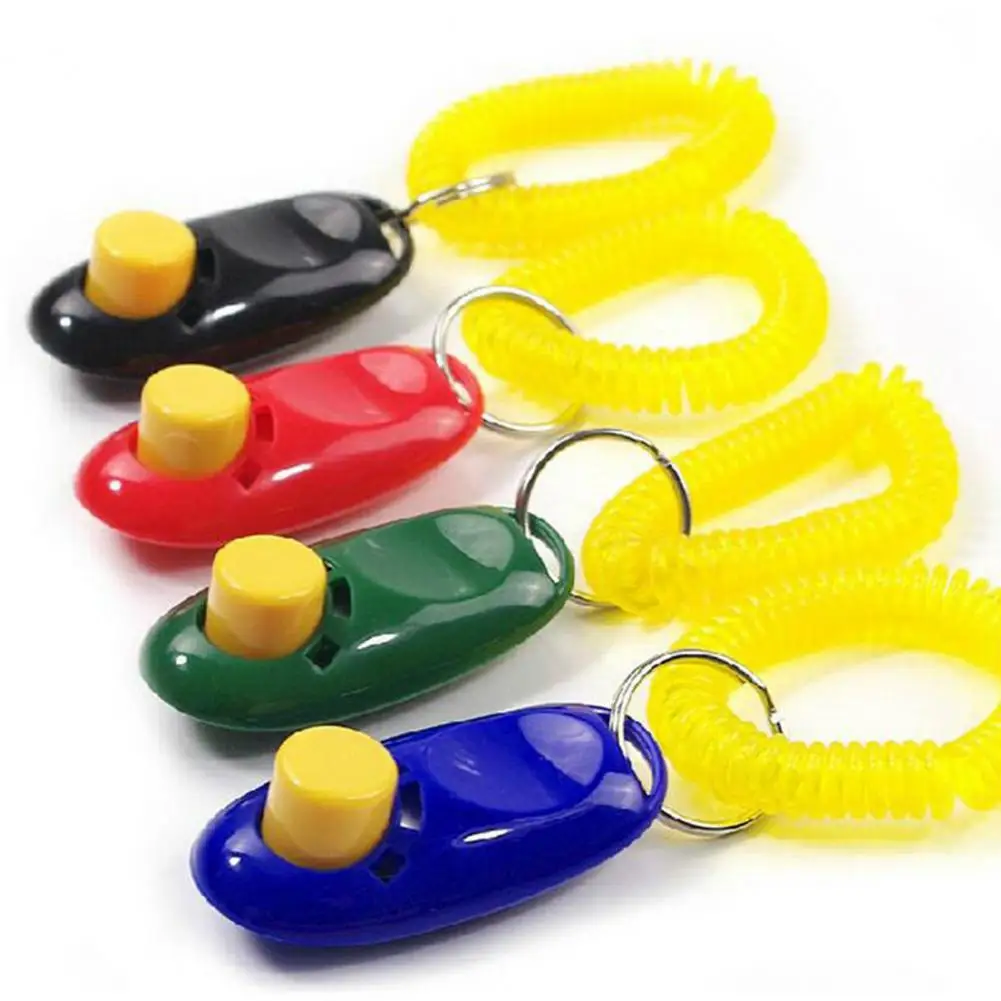 

Pet Click Clicker Wear-Resistant Pet Training Clicker Adjustable Ultrasonic Silent Dog Clicker