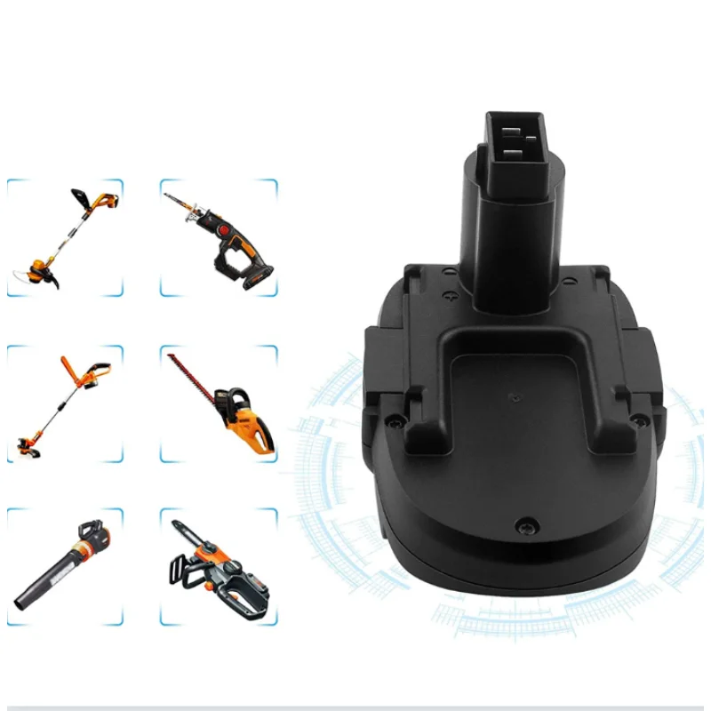 Литий-ионный аккумулятор для адаптера Worx WA1820 18/20 в для беспроводного электроинструмента 18В NI WA3127 WA3152 WG150 WG152 WG250 WG541 WG900 WG901