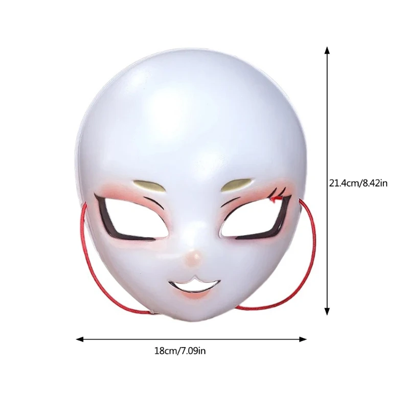 Маскарадная маска для Хэллоуина косплей на все лицо искусственная